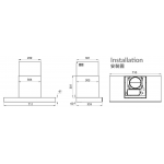 ElectriQ QRMT-7124IV 71cm 煙囪式抽油煙機：熱控除油、體感操控